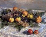 Клод Моне Натюрморт с грушами и виноградом 1880г